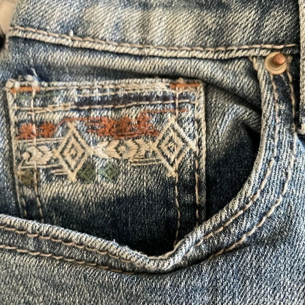 ZCO JEANS girls embroidered cut off denim jeans-14